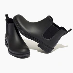 Madewell The Chelsea Rain Boot - Black - Size 10